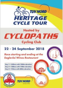 TUV Nord Heritage Tour by Cyclopaths CC @ Eaglevlei | Stellenbosch | Western Cape | South Africa