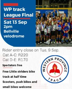 WP Track League #5 FINAL @ Bellvile Velodrome | Cape Town | Western Cape | South Africa